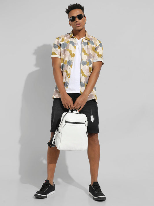 The Utility Curve Backpack - Chalk White