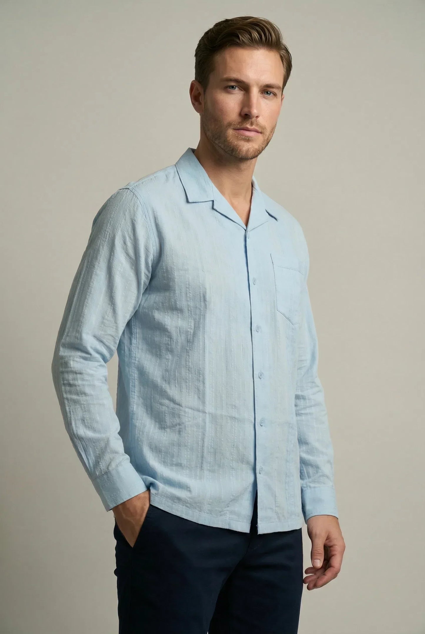 Signature Pin Tuck Shirt