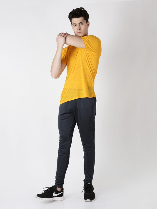 Alcis Mens Grey Active Track Pants H2MPN012