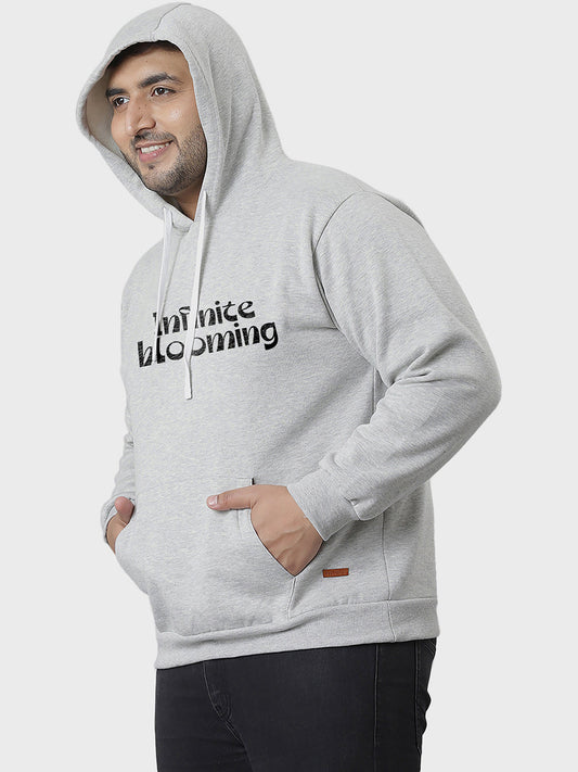 Printed Stylish Casual Winter Hooded Sweatshirt