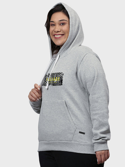 Typographic Sweatshirt With Hood