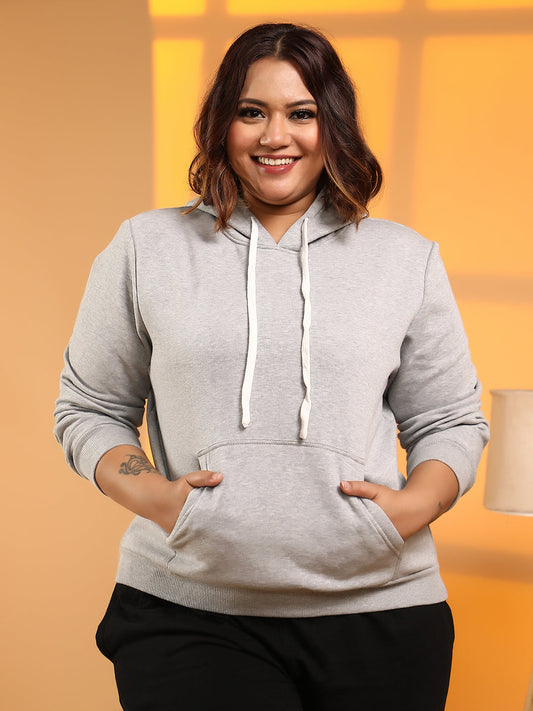 Solid Pullover Hoodie