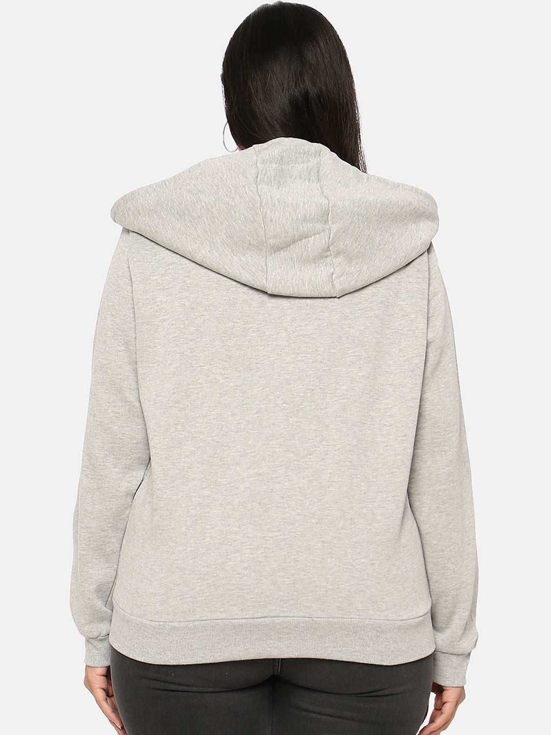 Printed Stylish Casual Hooded Sweatshirt