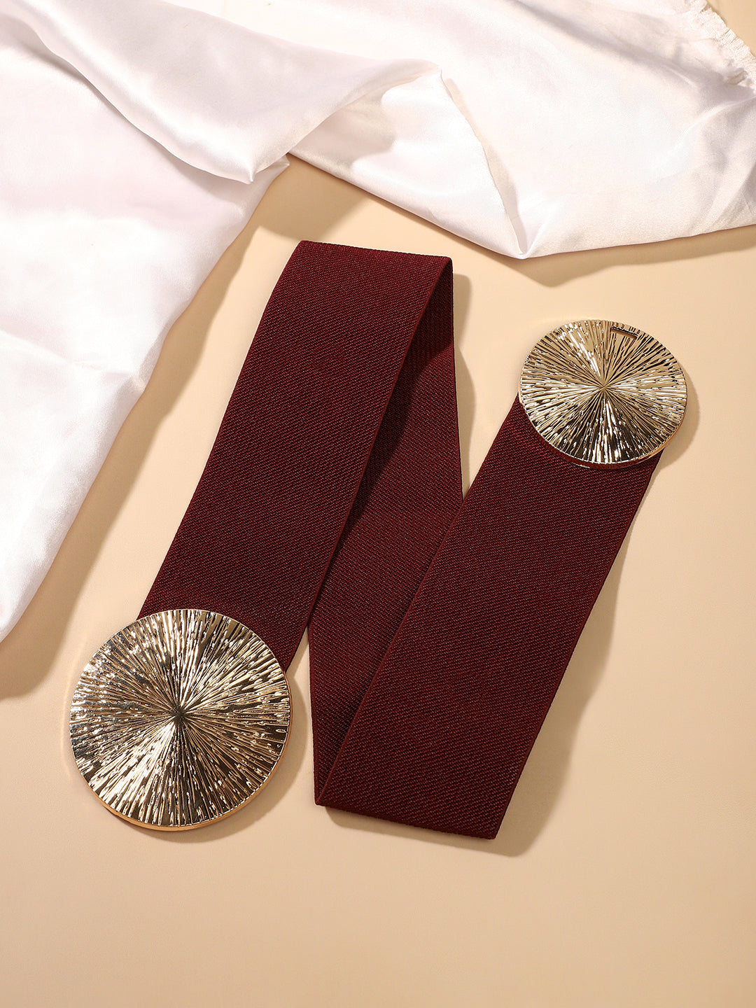 The Lilypad Elastic Belt - Mocha Brown