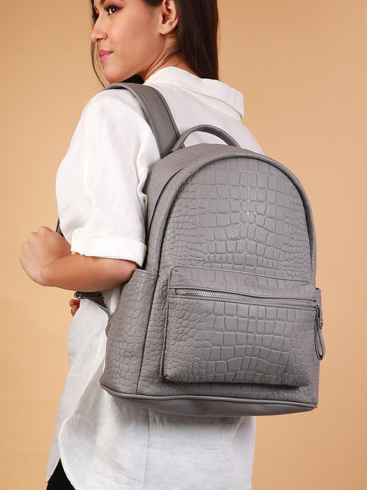 The Scale Curve Backpack - Coin Grey