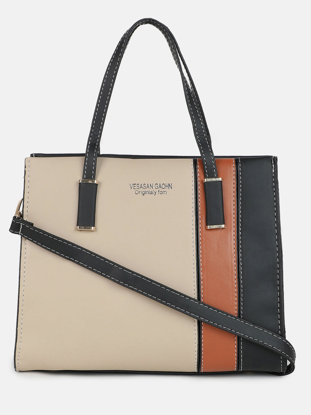 Big Tri Colour Tote Bag