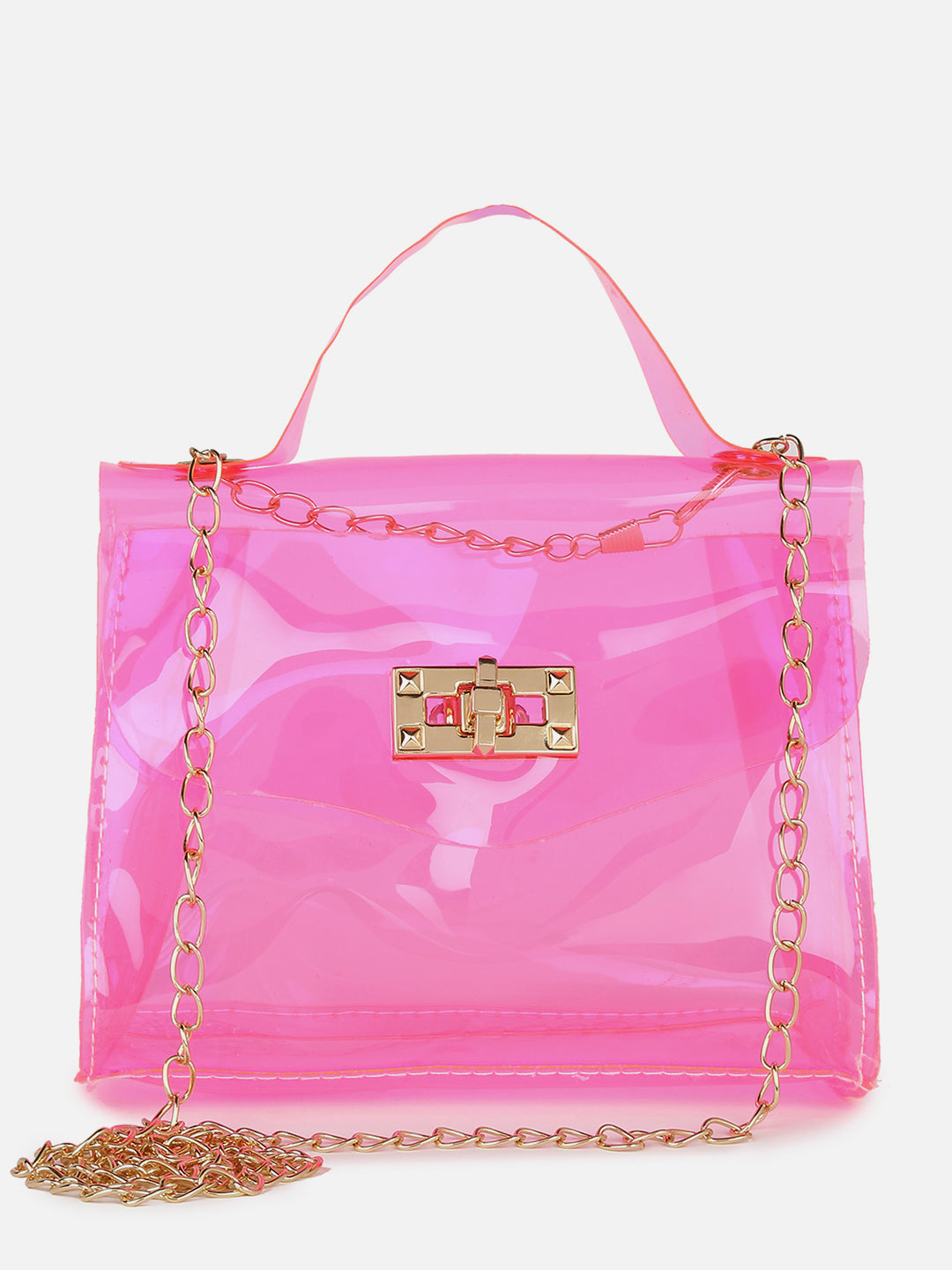 Eve Pink Transparent Mini Bag