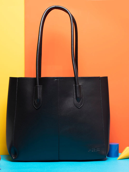 Dark Dynamite Black Tote Bag With Pouch Set