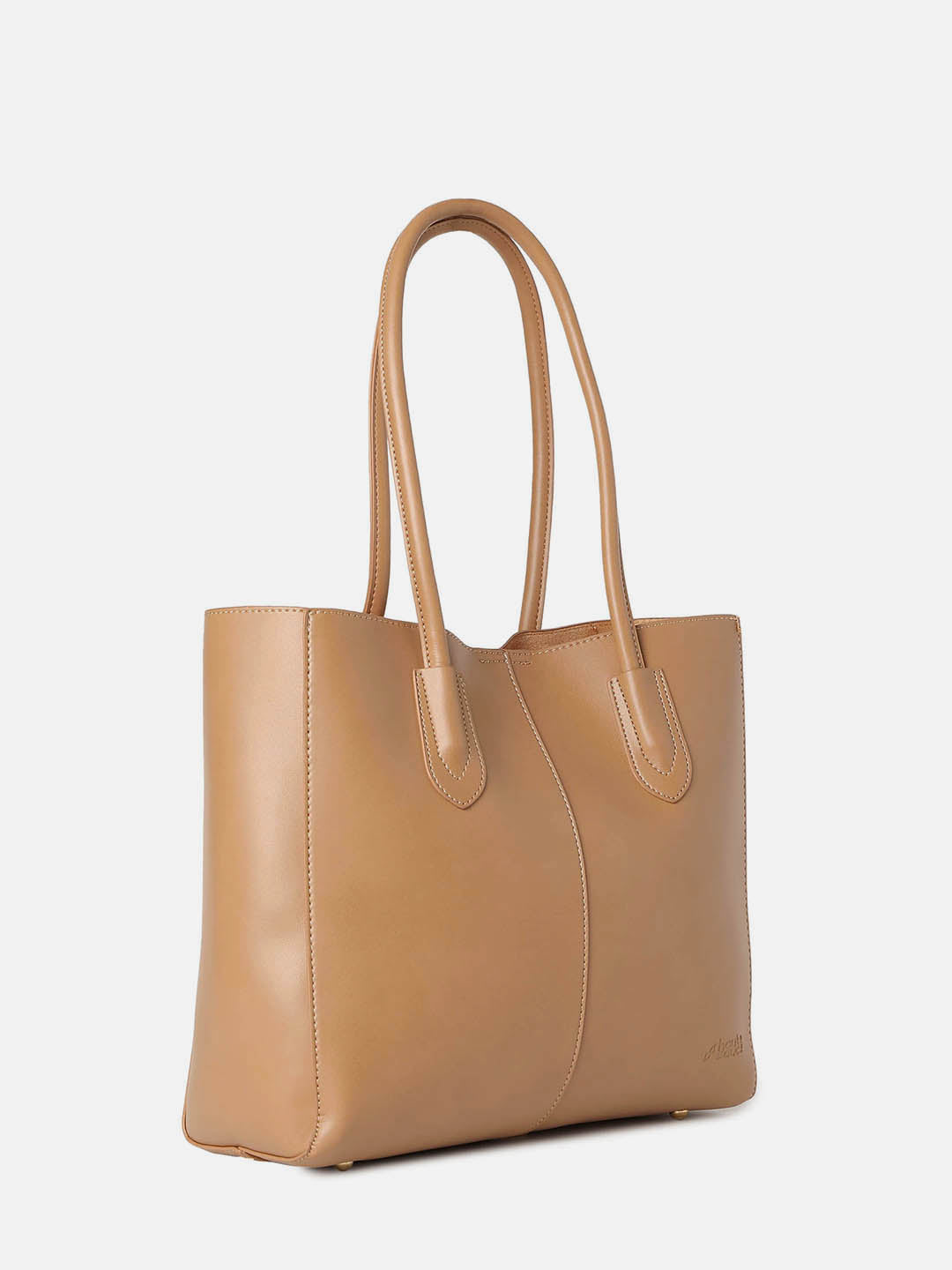 Trove Tan Tote Bag With Pouch Set