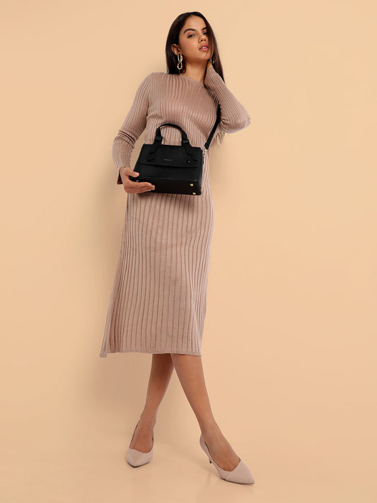 Structured Essential Handbag - Black