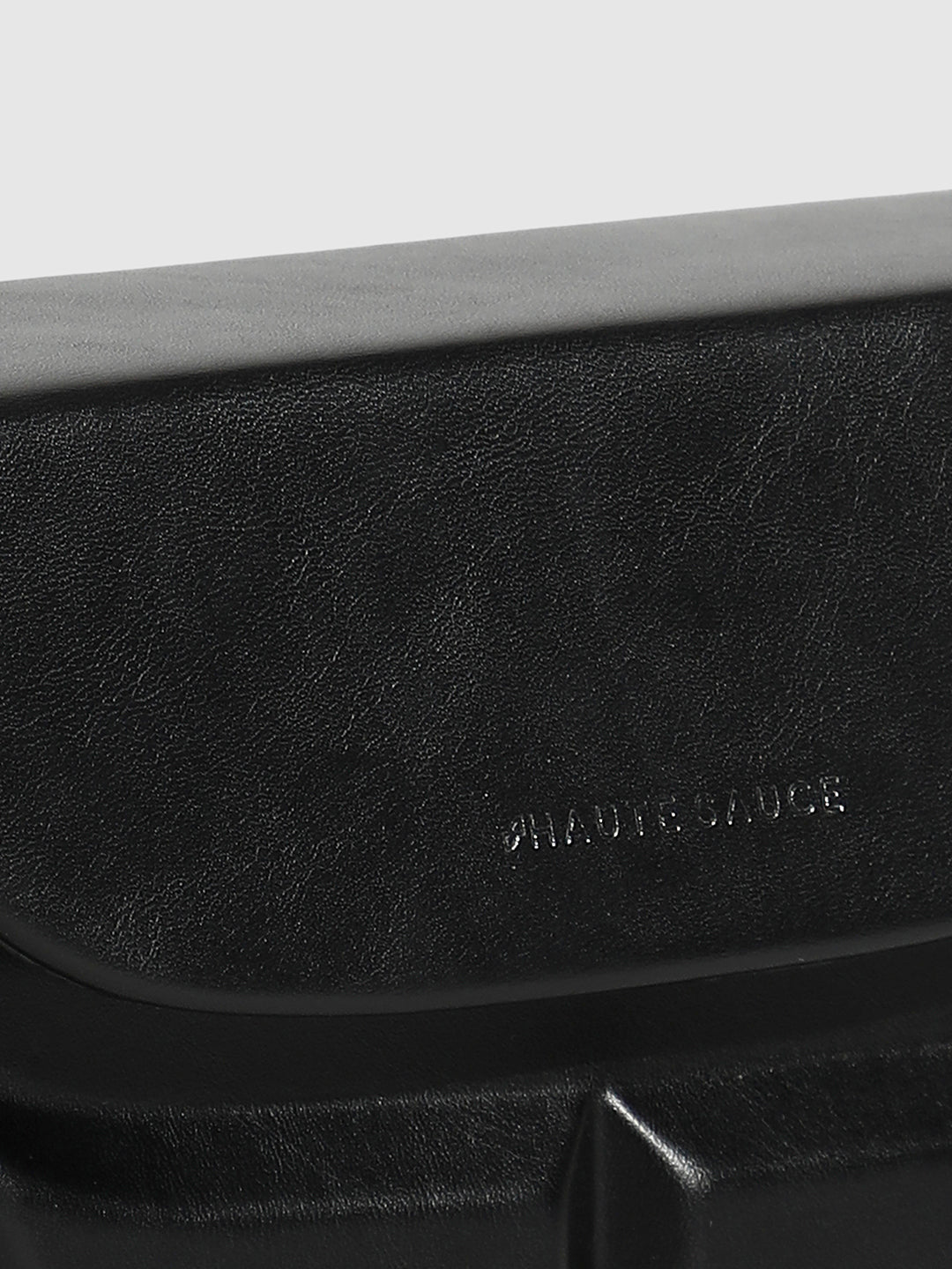 Structured Curve Handbag - Black