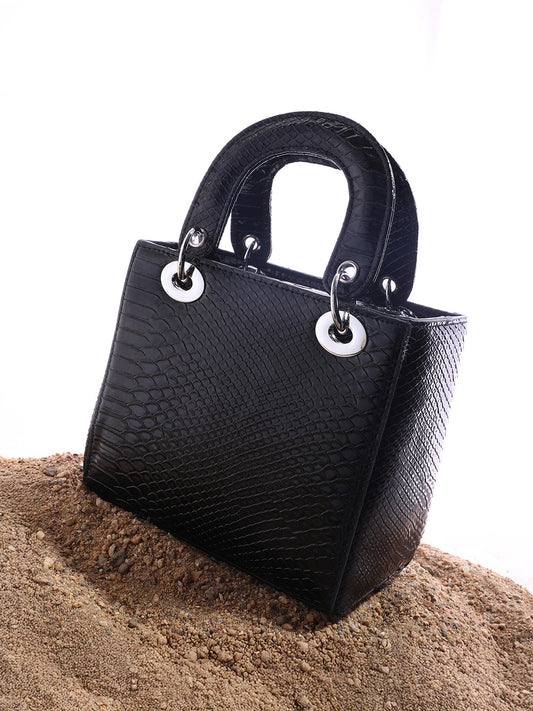 The Femina Hand Bag - Midnight Black
