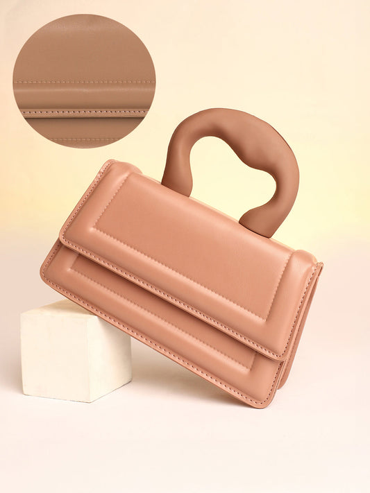 The Caldera Frost Hand Bag - Chocolate Brown