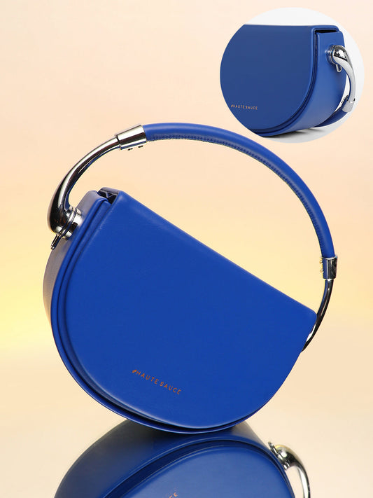 The Semi Hand Bag - Royal Blue