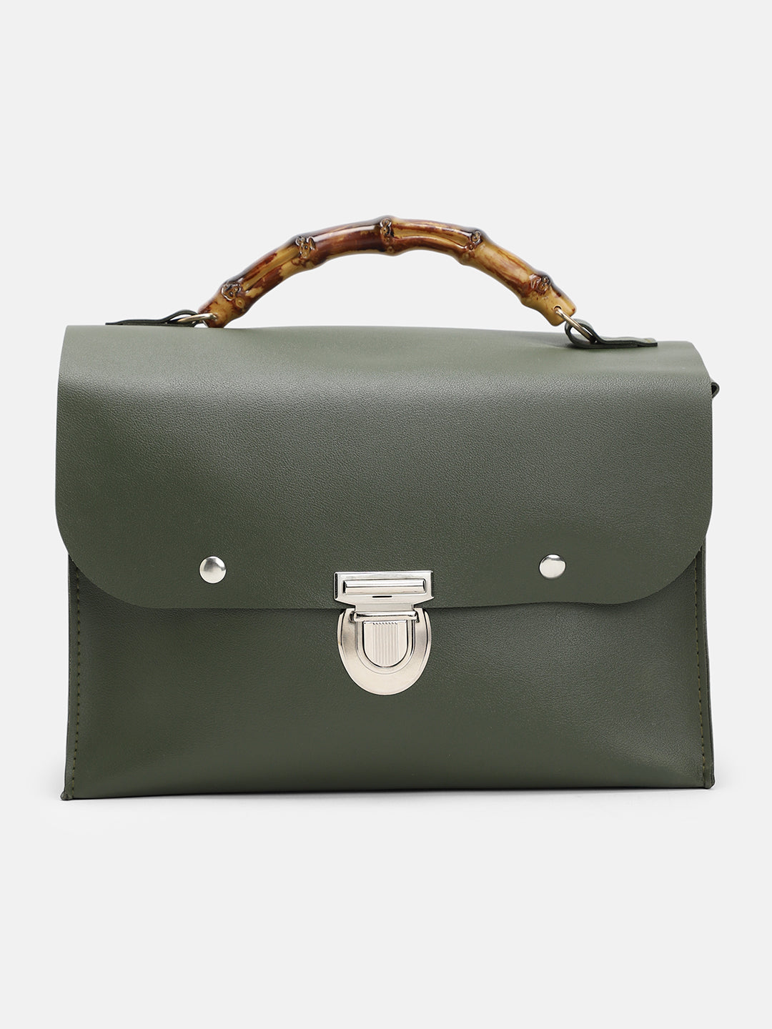 The Médecin Hand Bag - Seaweed Green