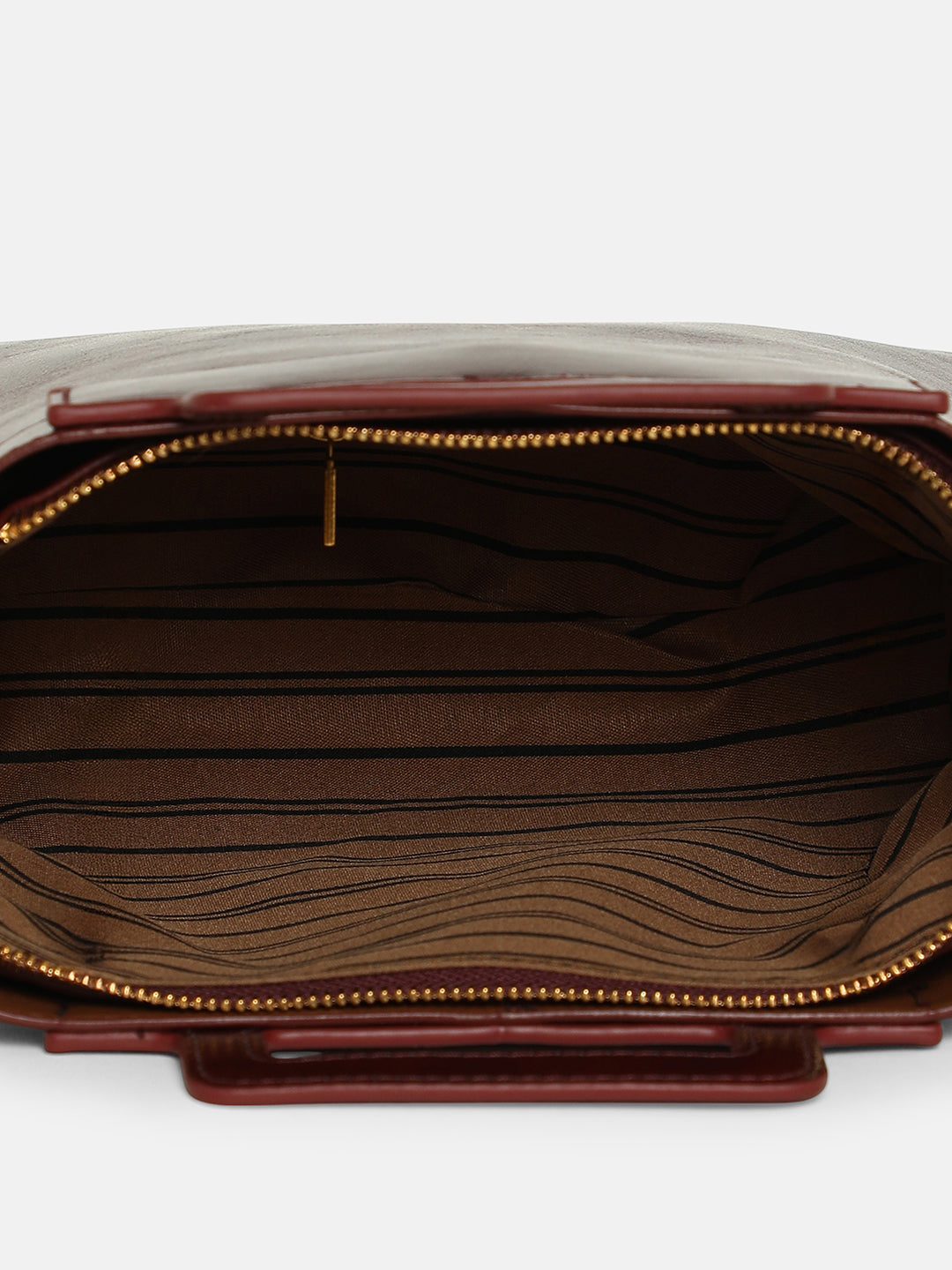 The Madame Hand Bag With Pouch - Chocolate Brown