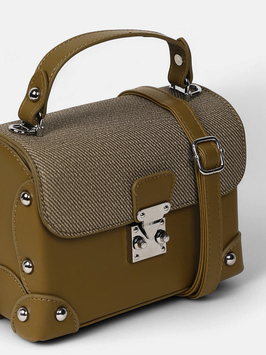 The Trunk Hand Bag - Olive Green