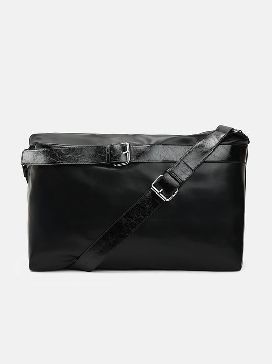 The Tang-Buckle Tote Bag - Onyx Black