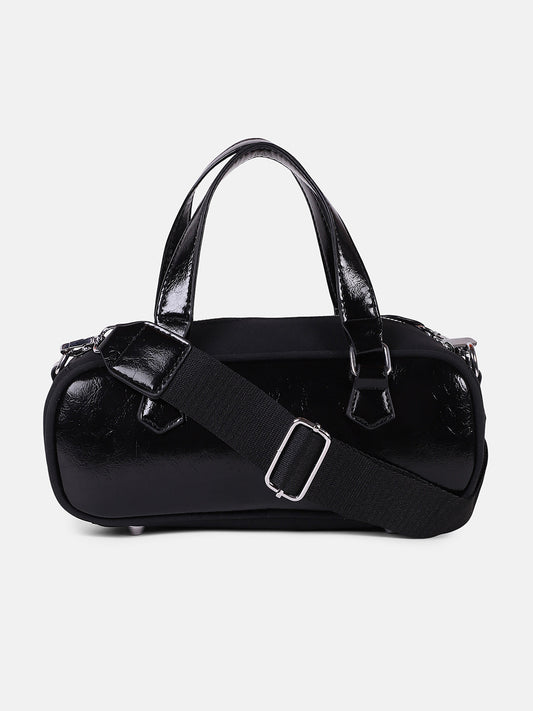 The Small Retro Bowling Bag - Onyx Black