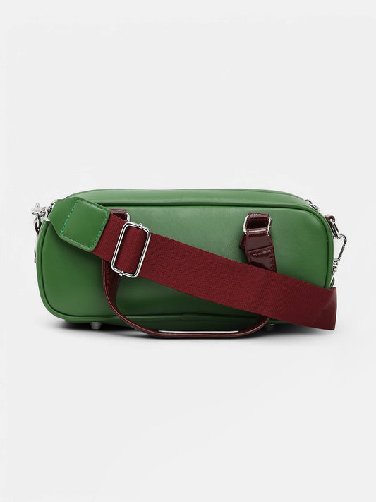 The Small Retro Bowling Bag - Kelly Green