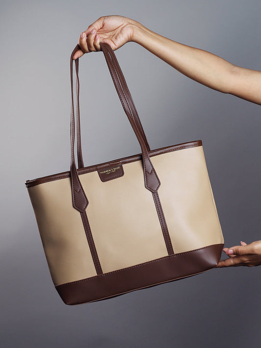 The Day-Duty Hand Bag - Sand Beige