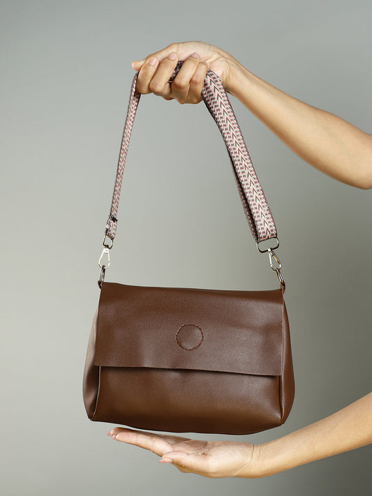 The Studio Sling Bag - Chocolate Brown