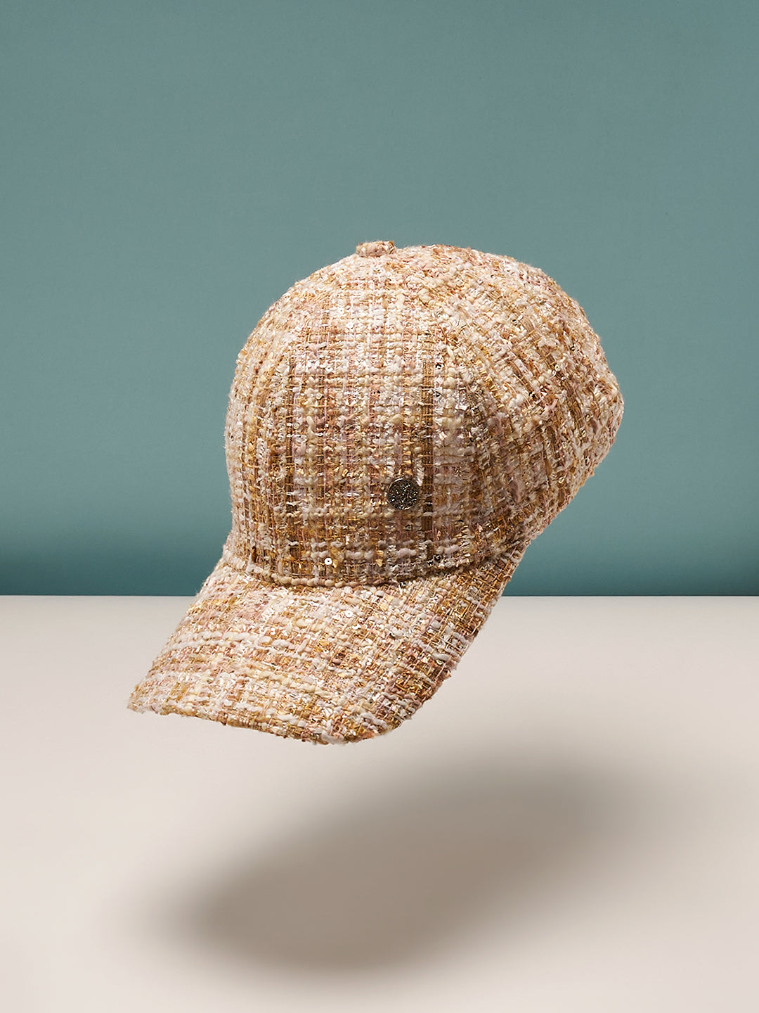 The Boucle Baseball Cap - Sand Beige