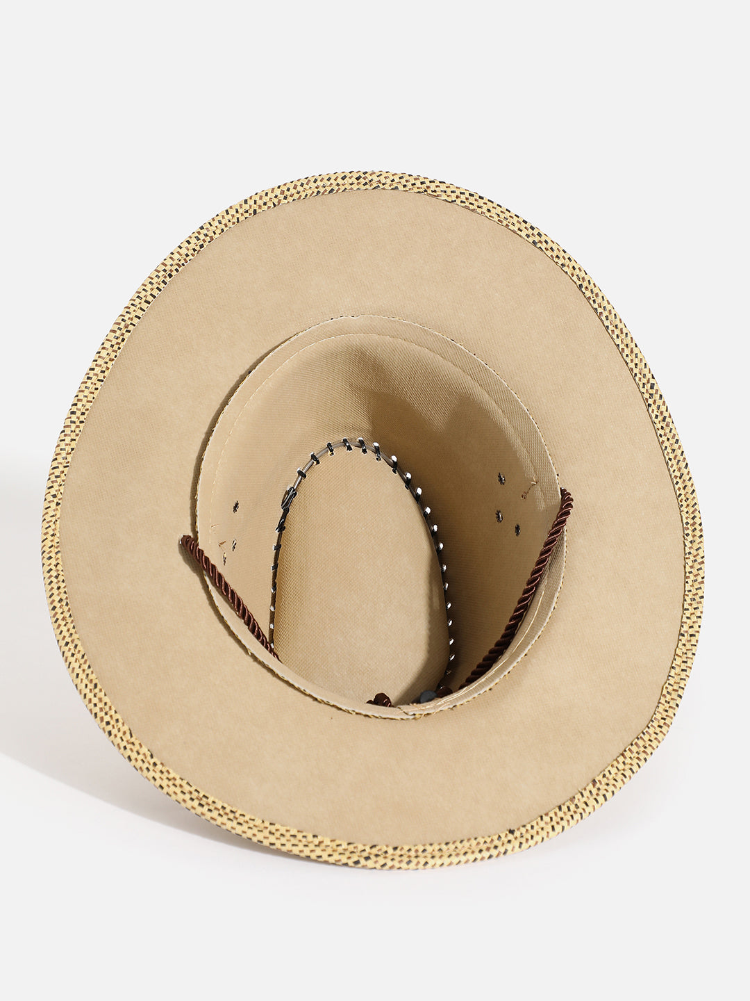 BEIGE TEXTURED COWBOY HAT