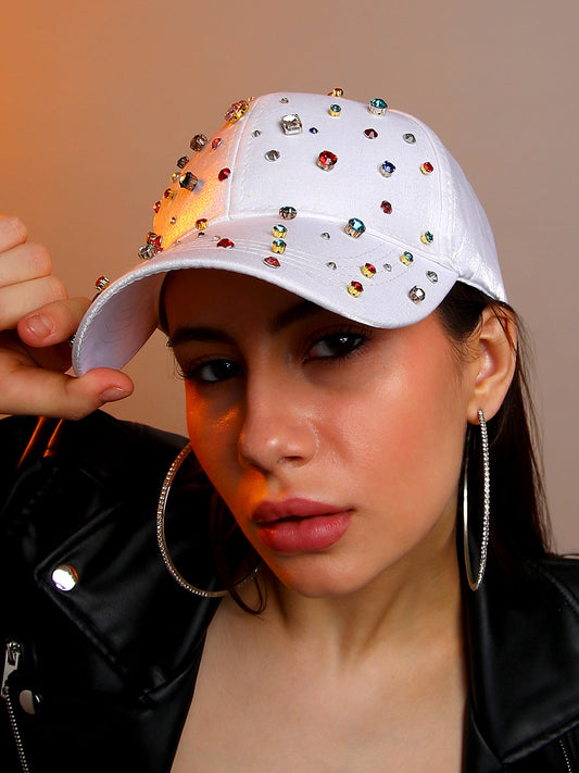 Embellished Drops Baseball Cap