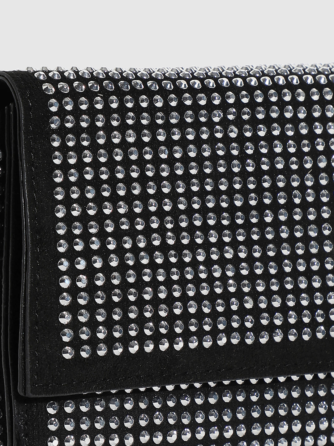 All Over Studs Sling Bag - Black
