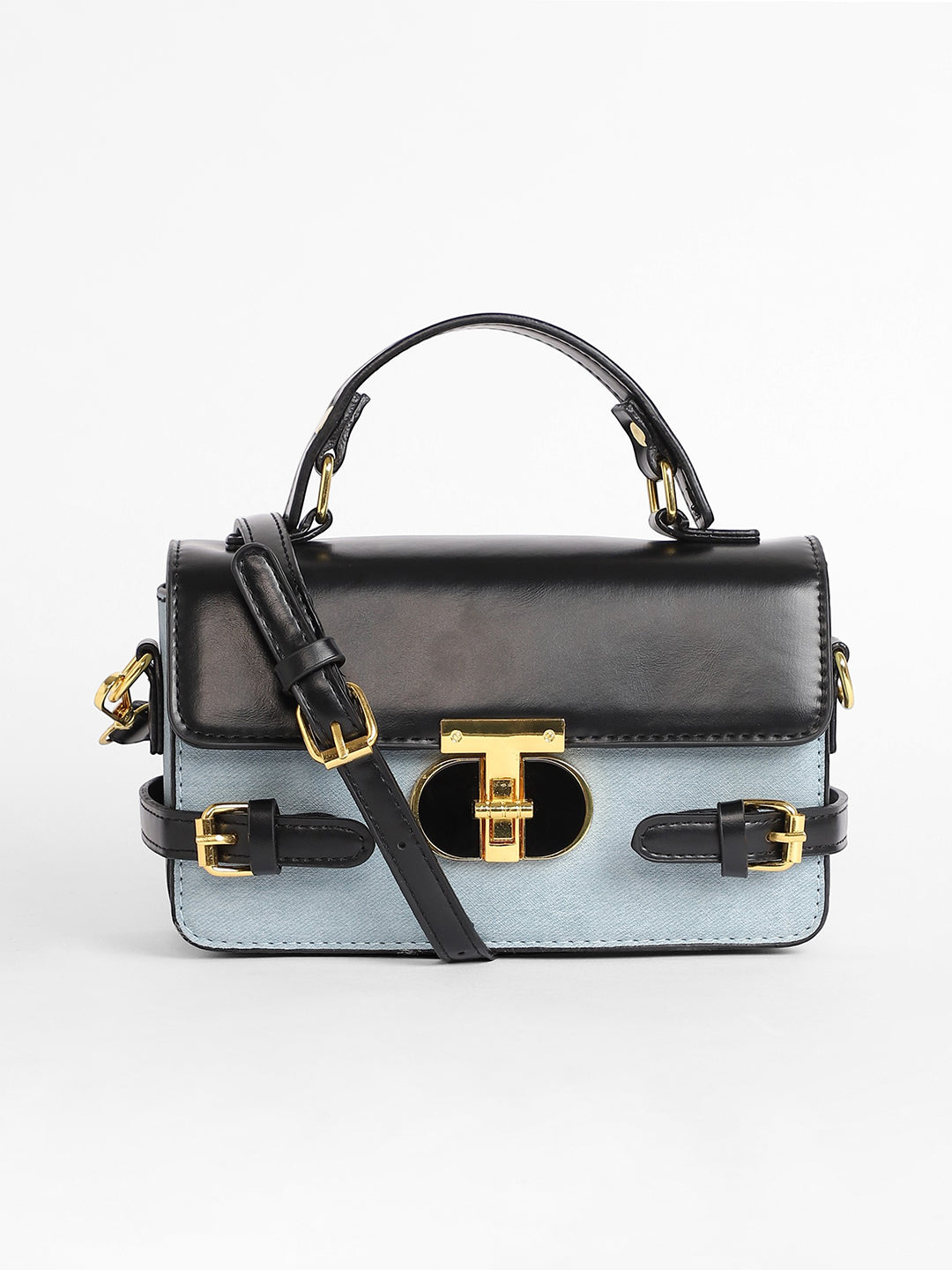 The Riviera Hand Bag - Baby Blue