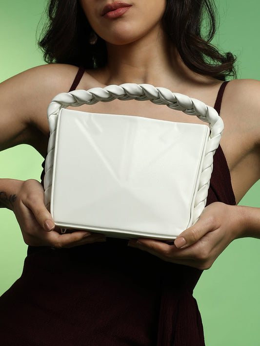 The Kaleidoscope Bucket Bag - Cream White