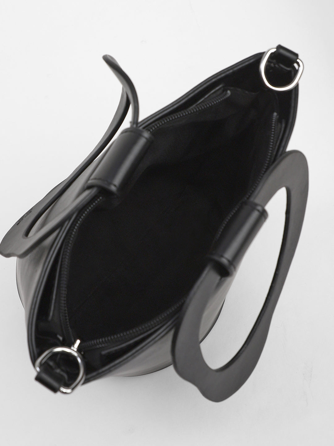 The Flora Pot Bucket Bag - Onyx Black