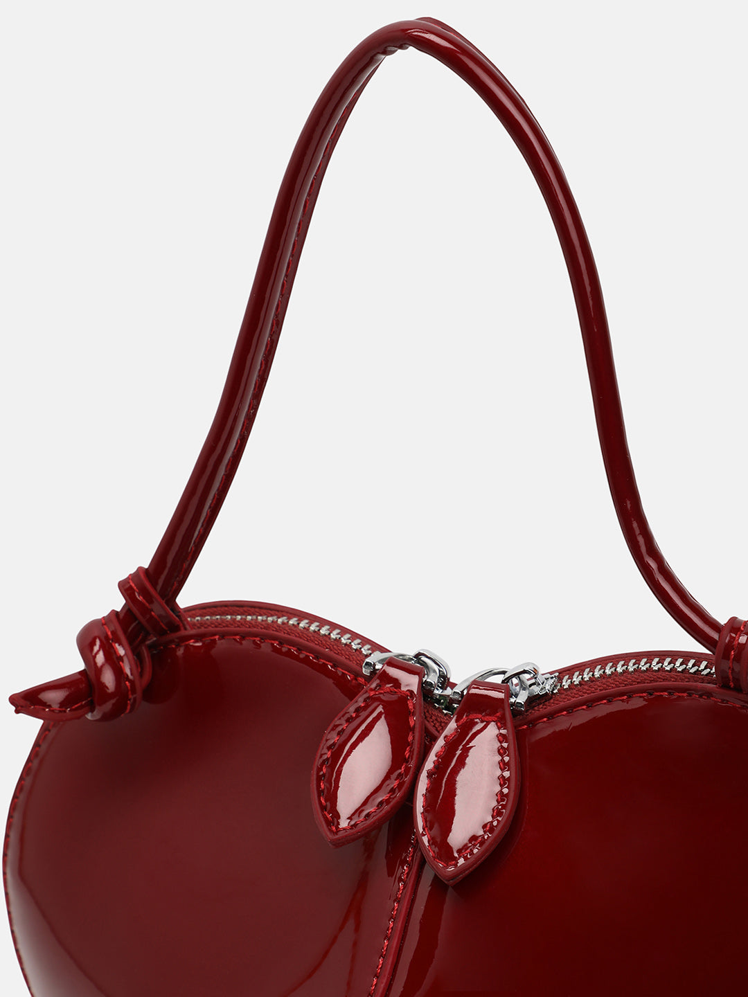 The Coeur Hand Bag - Cherry Red