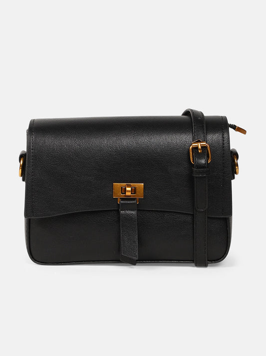 The Odette Sling Bag - Onyx Black