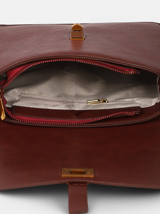 The Odette Sling Bag - Cherry Red