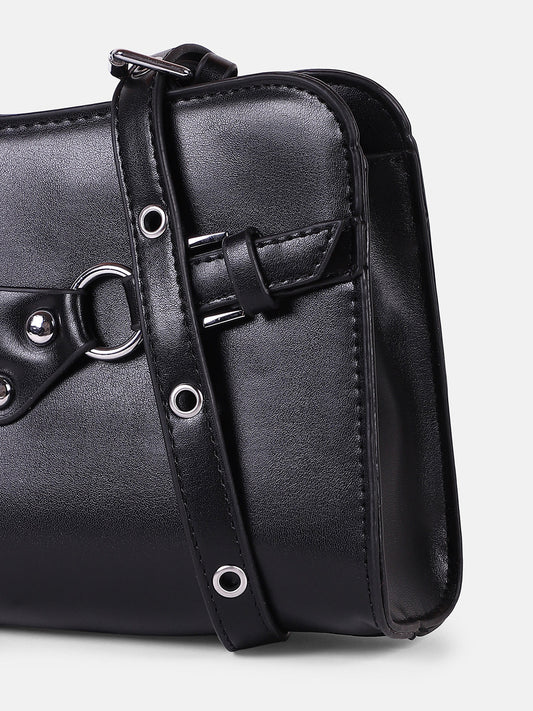 The Dallas Sling Bag - Onyx Black