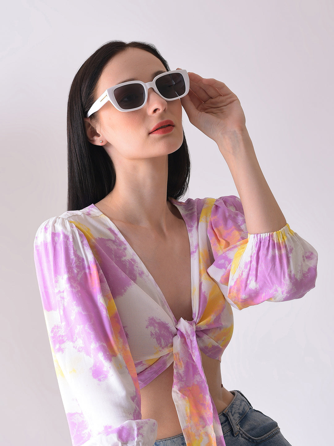 Bubblegum Sunglasses With Chain