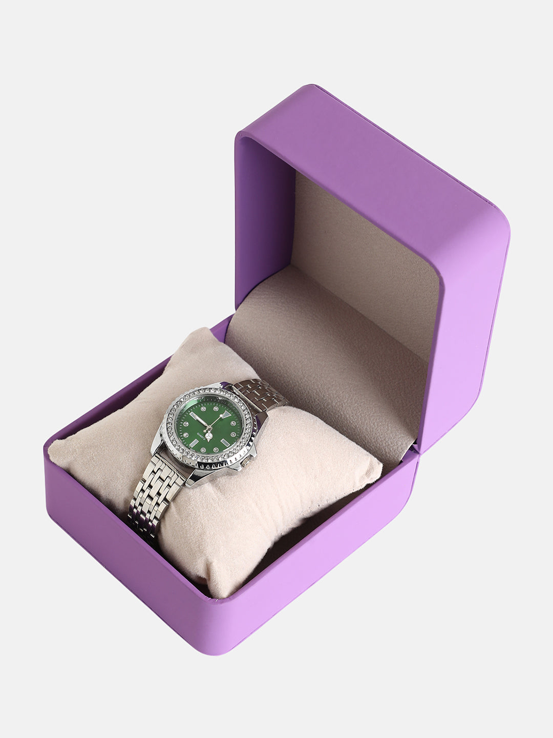 The Kinova Round Watch - Metallic Silver