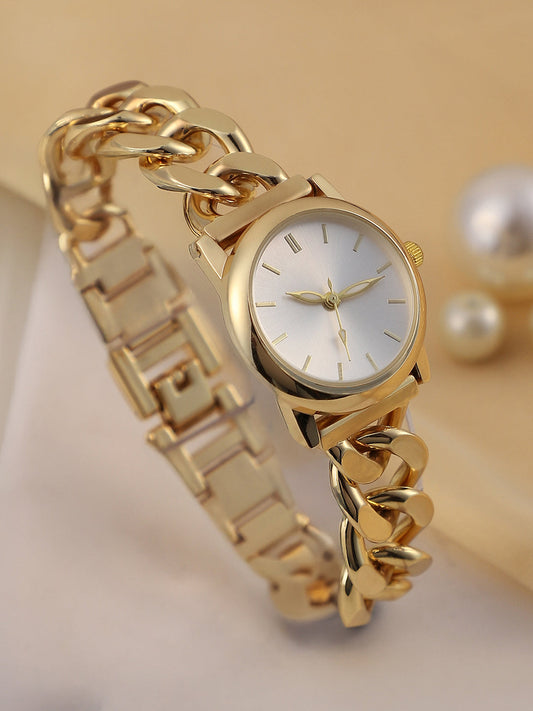 The Sova Chainlink Round Watch