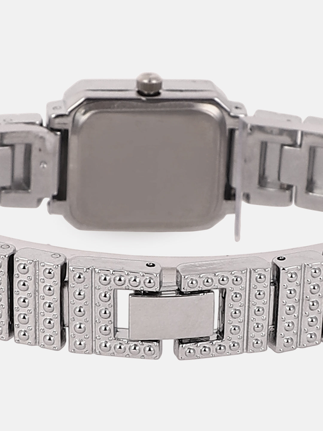 The Kennedy Rectangular Watch - Metallic Silver