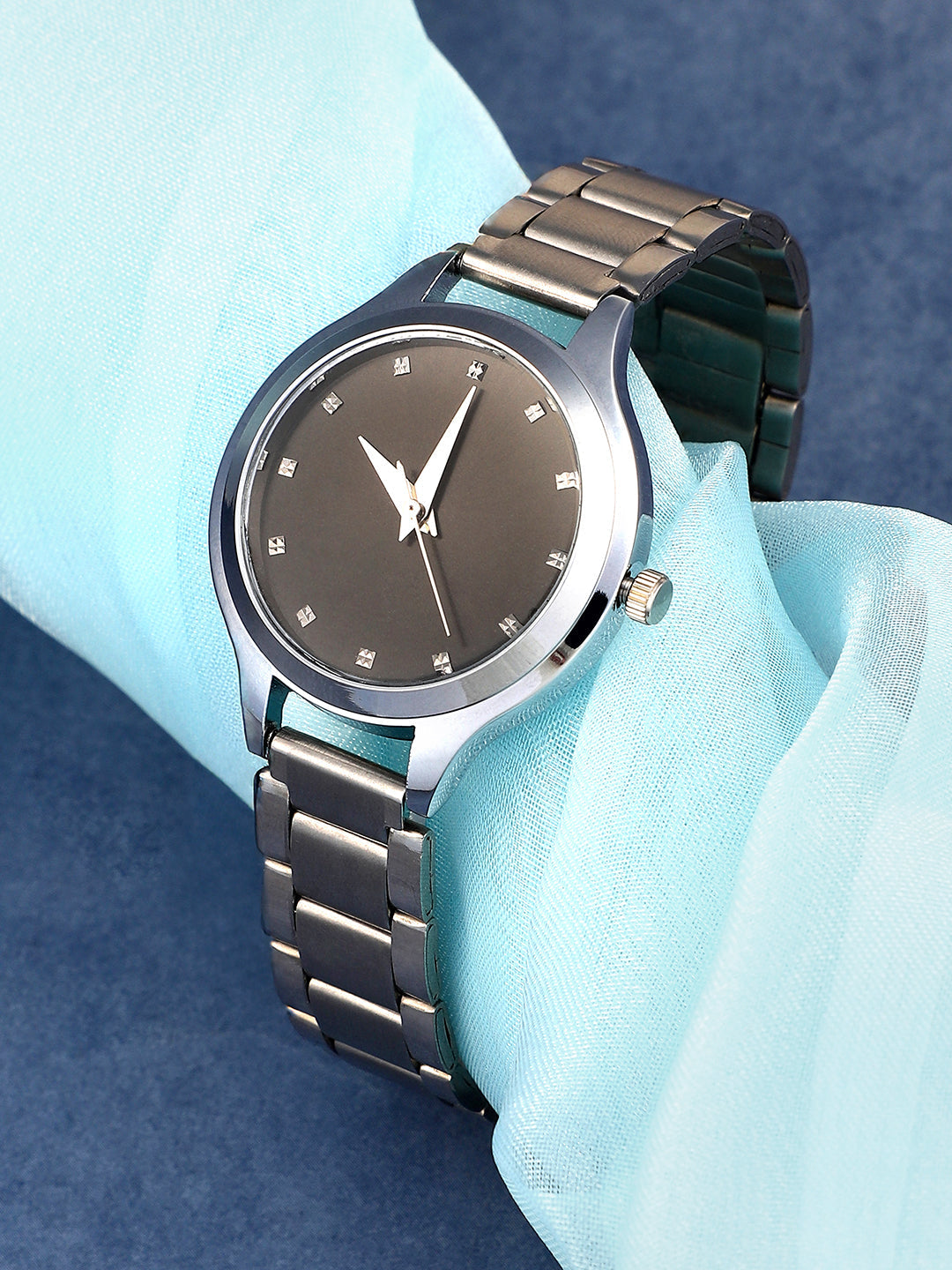 The Everyday Round Watch - Metallic Silver