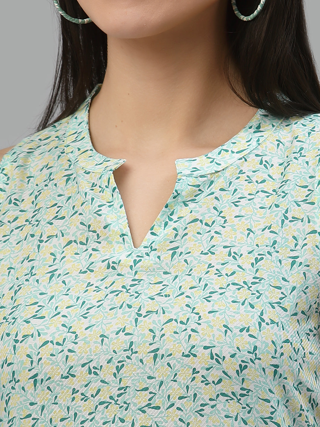 Women Multicolor Viscose Sleeveless Kurta Krya