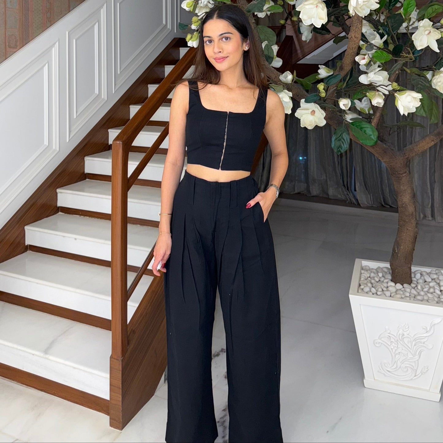Blush Pants Black
