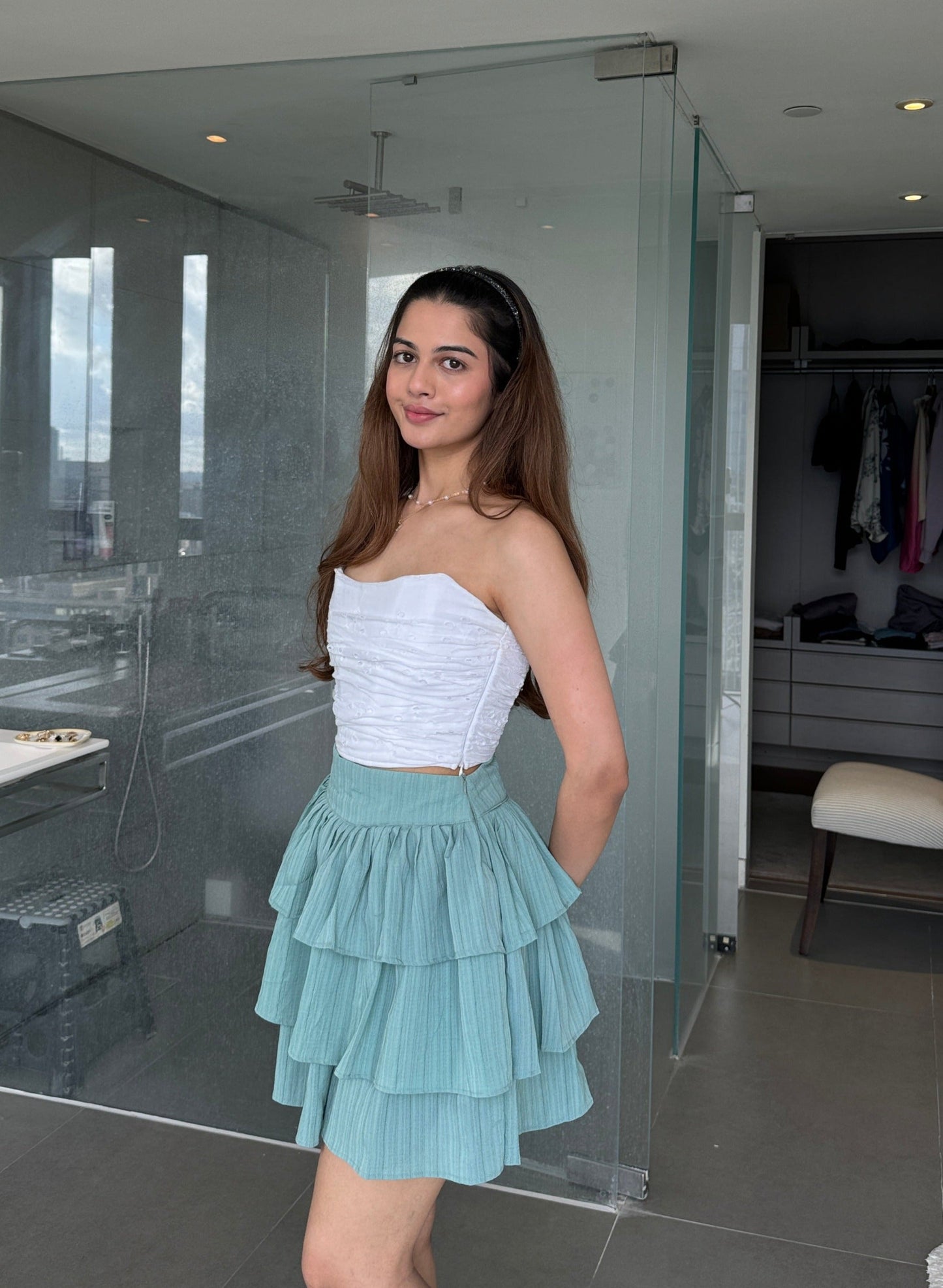 RUFFLE SKIRT