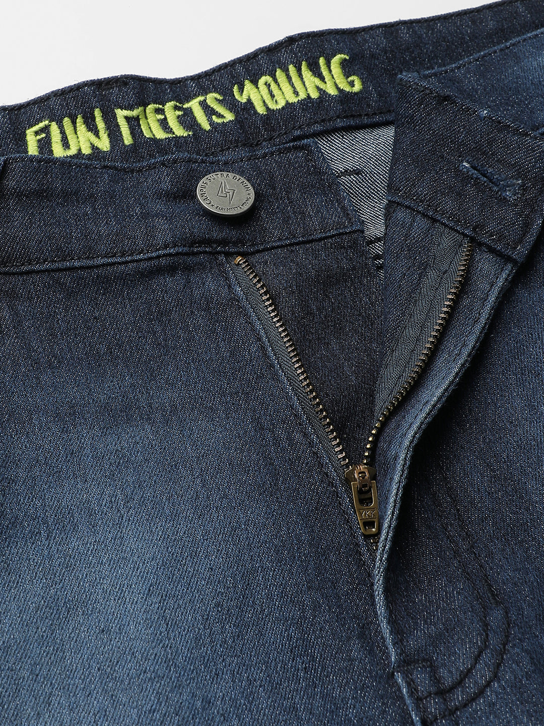 Dark-Washed Denim Jeans