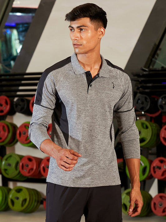 Heathered Contrast Activewear T-Shirt