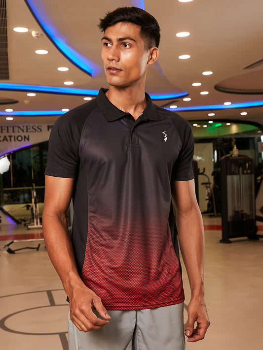 Ombre Polo Activewear T-Shirt