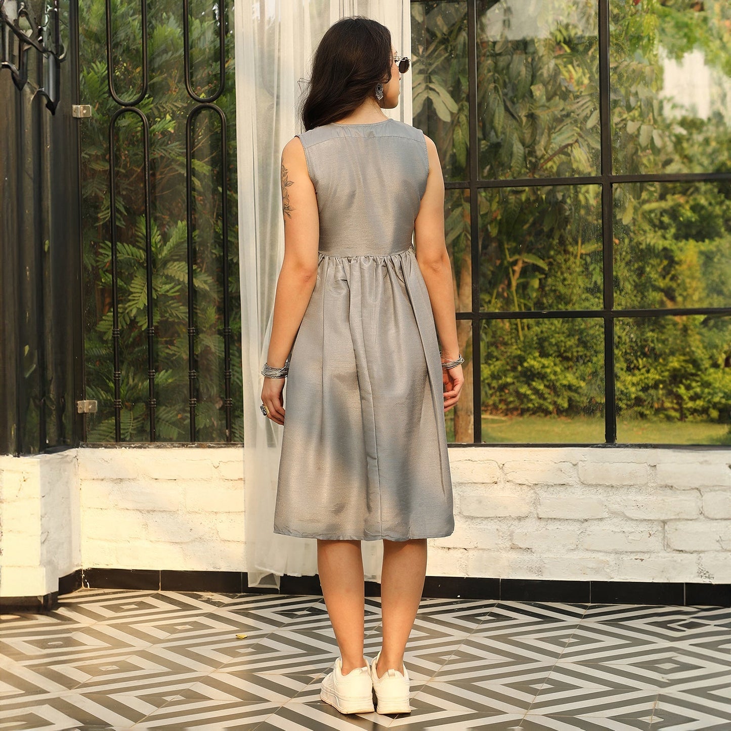 Flare Midi Dress