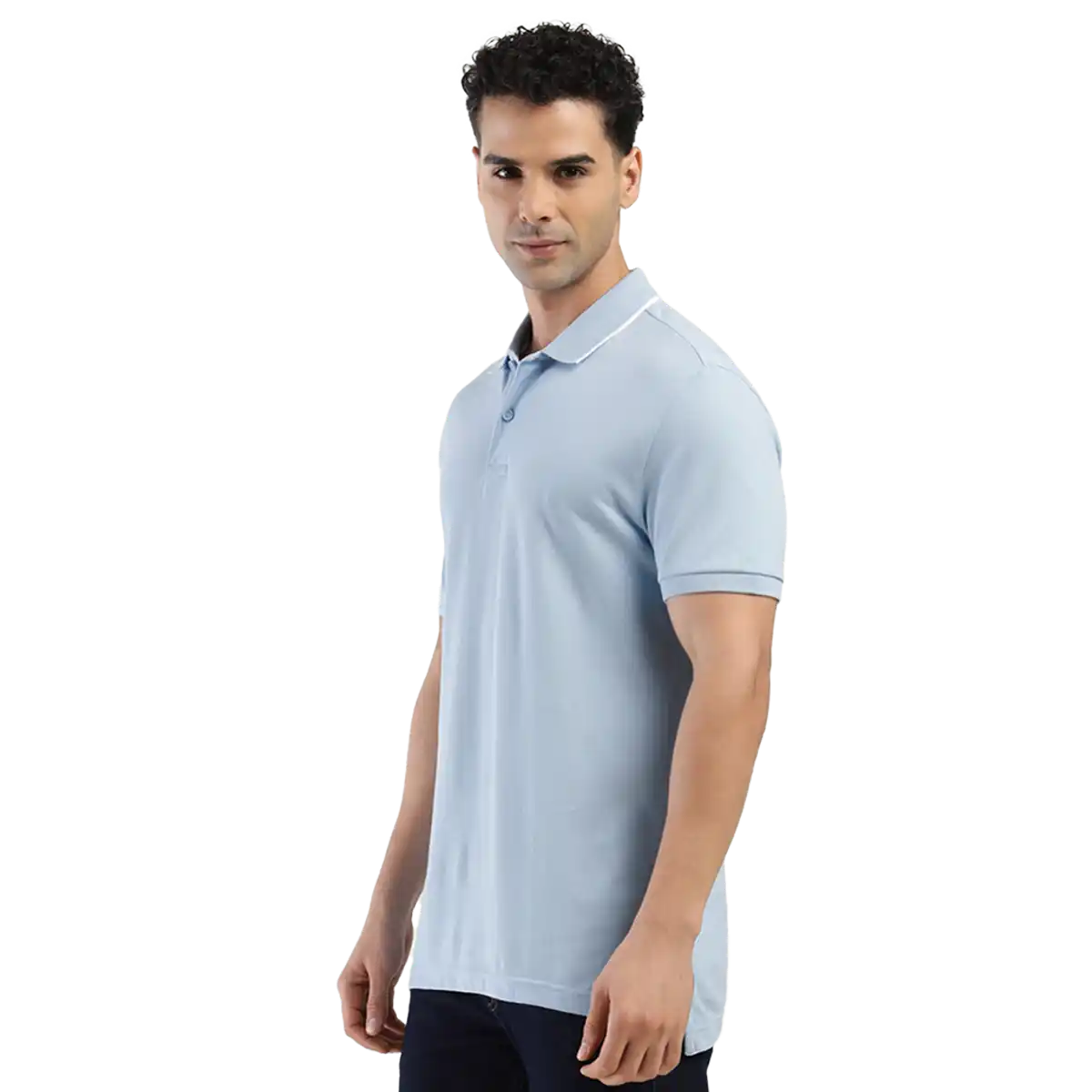 Men's Polo Slim Fit Solid T Shirt